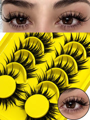New Natural Manga Lashes Soft False Eyelashes Look like Mink False Eyelashes Wispy Manga Eyelashes Extension Makeup