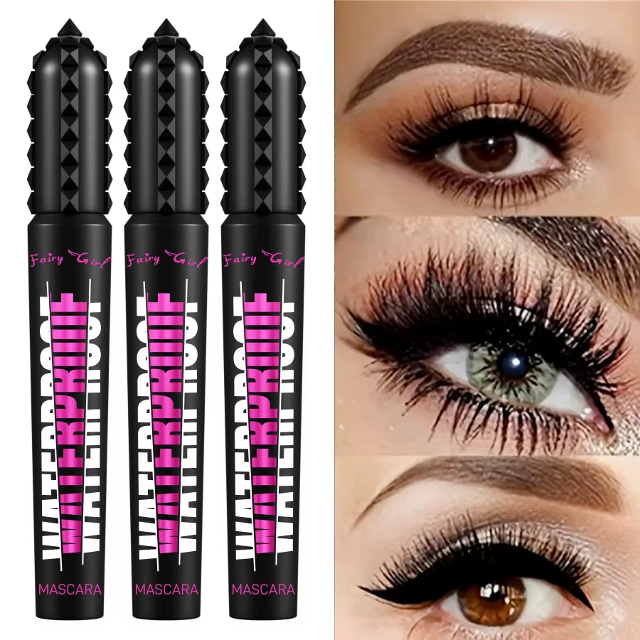 Black Waterproof Mascara for All Lengthening Make up Products Eyelash Extension Eye Lashes Mascara 4D Effect Korean Cosmetics