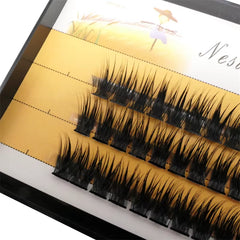 36 Clusters 40D False Eyelashes Single Cluster False Eyelashes Segmented Natural Eyelashes Use Simple Eyelash Extensions