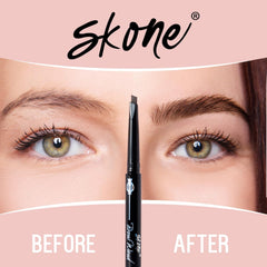 Cosmetics the Original Brow Wand Eyebrow Pencil with Brush - Dual-Sided Retractable Waterproof Long-Lasting Brown Eye Brow Pencils for Women with Sleek Eyebrows - Chocolate for Brunettes