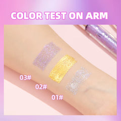 3 Colors Diamond Glitter Mascara Long Lasting Makeup 3D Volume Eyelashes Curling Shimmer Mascara Eye Lash Female Cosmetic