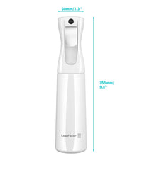 Water Spray Bottle for Hair (White - 10Oz), Hair Spray Bottle, Fine Plant Mister, Automatic Spray Bottle, Continuous Empty Spray Bottle for Hair Styling, Skin Care, Cleaning, Salons, Face & Plants