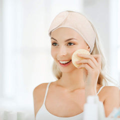 Adjustable Spa Facial Headbands – Soft Towel (Pack of 4)