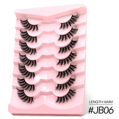 New Natural Manga Lashes Soft False Eyelashes Look like Mink False Eyelashes Wispy Manga Eyelashes Extension Makeup
