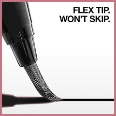 Hyper Easy Liquid Pen No-Skip Eyeliner, Satin Finish, Waterproof Formula, Pitch Black, 0.018 Fl Oz