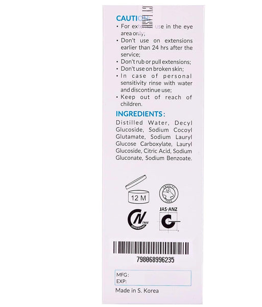 Shampoo 100Ml Cleaning Kit of Eye Makeup Remover (Foam Cleanser) & Shampoo Brush & Mascara Brush Bundle with Eyelash Serum 5Ml for Lash Growth and Thickness