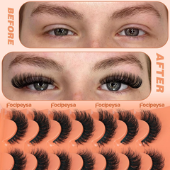 Fluffy Volume False Eyelash | Cat Eye Lashes