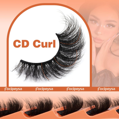 Fluffy Volume False Eyelash | Cat Eye Lashes