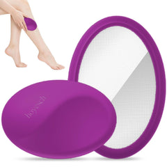 Crystal Hair Eraser for Women and Men, Reusable Crystal Hair Remover Magic Painless Exfoliation Hair Removal Tool, Magic Hair Eraser for Back Arms Legs (Deep Purple)
