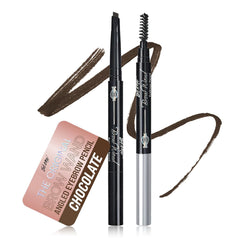 Cosmetics the Original Brow Wand Eyebrow Pencil with Brush - Dual-Sided Retractable Waterproof Long-Lasting Brown Eye Brow Pencils for Women with Sleek Eyebrows - Chocolate for Brunettes
