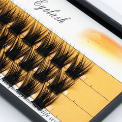 36 Clusters 40D False Eyelashes Single Cluster False Eyelashes Segmented Natural Eyelashes Use Simple Eyelash Extensions