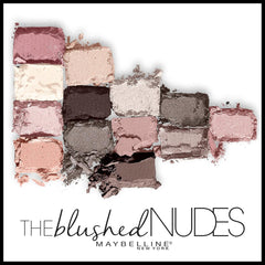 the Blushed Nudes Eyeshadow Palette Makeup, 12 Pigmented Matte & Shimmer Shades, Blendable Powder, 1 Count