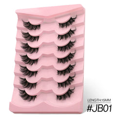 New Natural Manga Lashes Soft False Eyelashes Look like Mink False Eyelashes Wispy Manga Eyelashes Extension Makeup