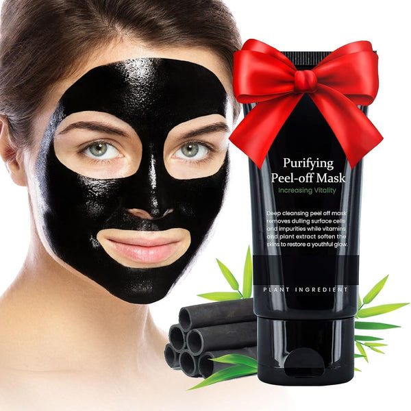 Blackhead Remover - Charcoal Peel off Facial Mask, Nose Blackhead Remover Mask, Pore Remover, Deep Cleansing Blackhead Pores Acne for All Skin Types